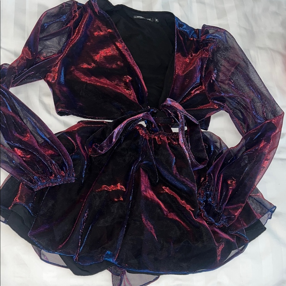 Shimmering Multicolor 2 Piece Romper